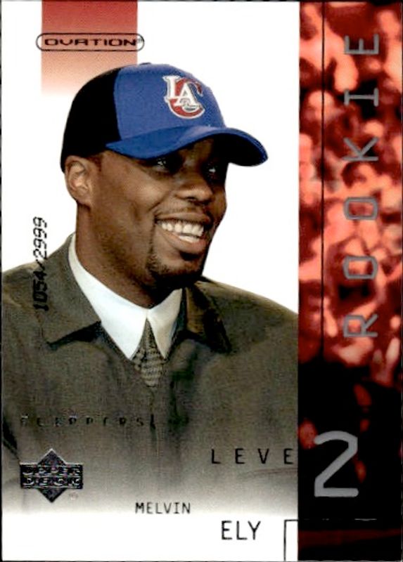2002-03 Upper Deck Ovation Level 2 276/2999 Melvin Ely #119 Rookie RC