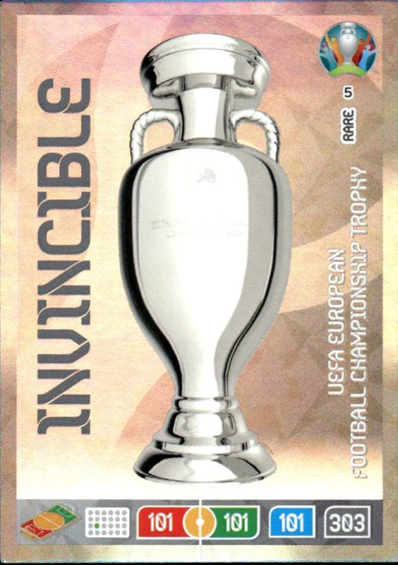 Panini Adrenalyn XL Euro 2020 Invincibles Card European Championship Trophy