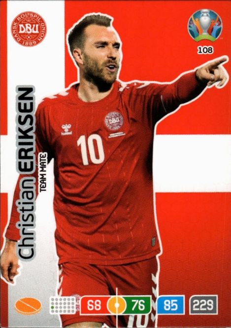 Main Image PANINI ADRENALYN UEFA EURO 2020 DBU CHRISTIAN ...