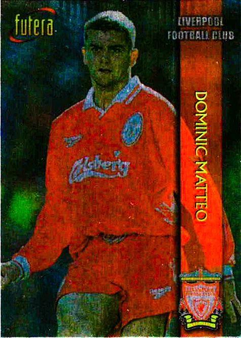 Hovedbilde 1998 Futera Liverpool Dominic Matteo #2 PLAYERS ...