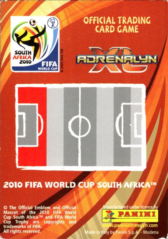 South Africa 2010 PANINI XL Adrenalyn CARD - FANS FAVOURITE - Lucio