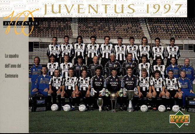 Hovedbilde 1997 Upper Deck JUVENTUS 100 Years (1897-1997) ...