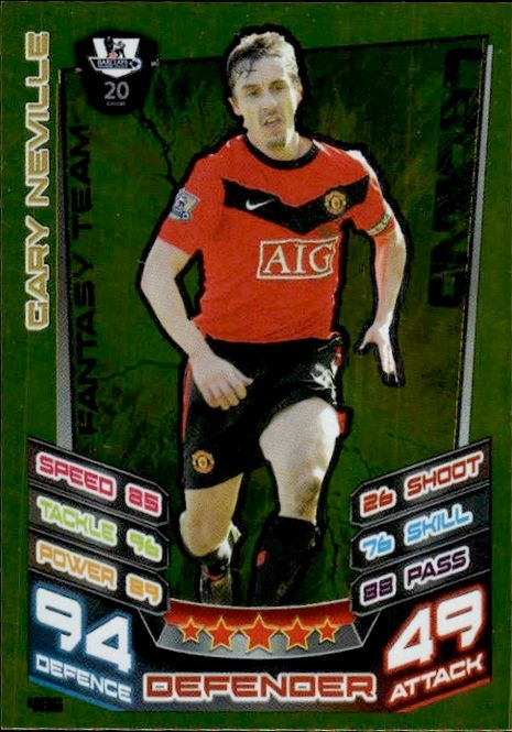 Hovedbilde 2012-13 Match Attax Legend Foil Card #466 Gary ...