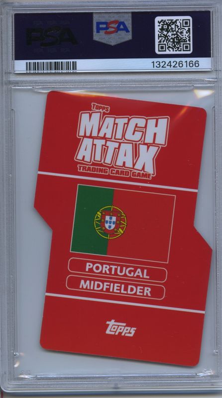 2006 TOPPS MATCH ATTAX WORLD CUP #149 CRISTIANO RONALDO CHROME FOIL PSA 7