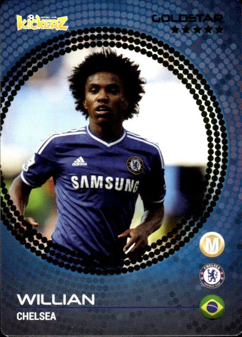 Main Image 2014-15 Kickerz Gold-Star Willian 