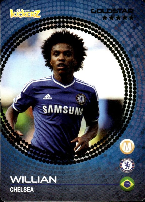 2014-15 Kickerz Gold-Star Willian 