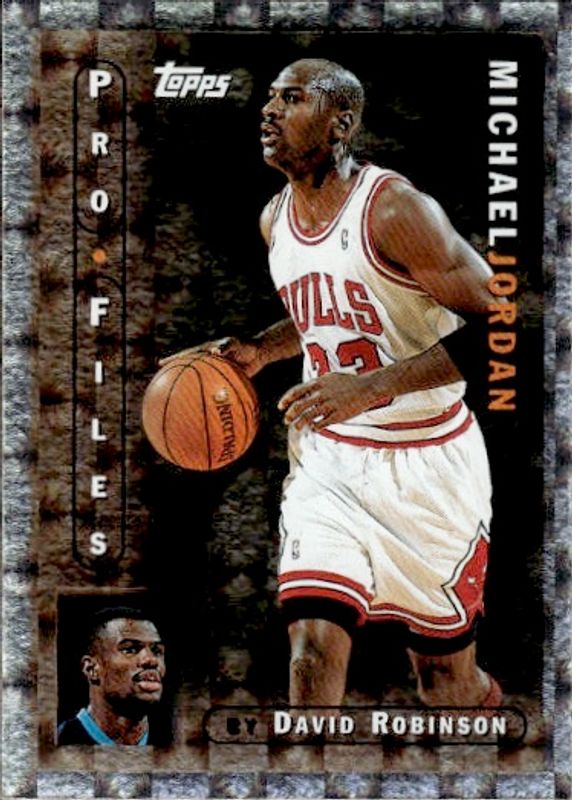 Michael Jordan 1996-97 Topps Pro Files #PF-3 Chicago Bulls