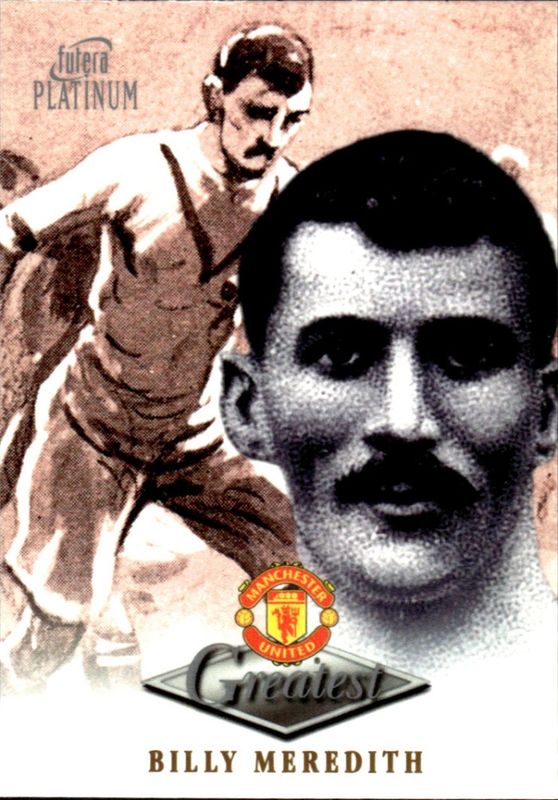 1998-99 Futera Platinum Manchester United Greatest Billy Meredith PROMO