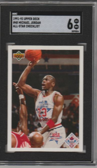 Hovedbilde 1991 Upper Deck #48 Michael Jordan All-star ...