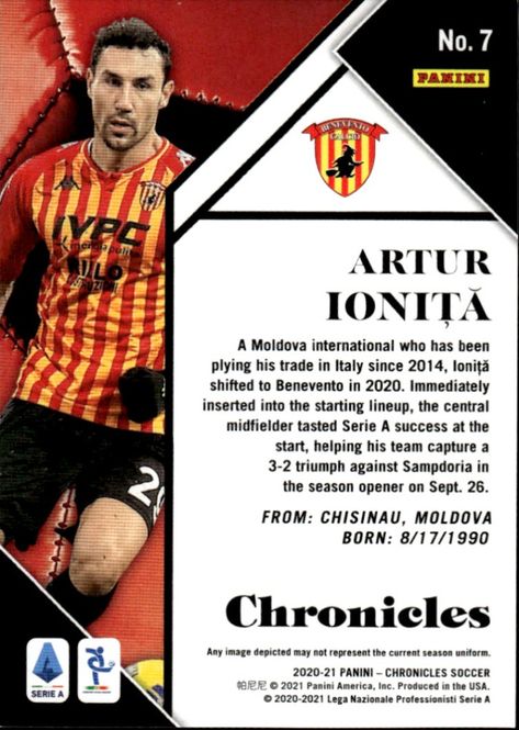 Main Image 2020-21 Panini Chronicles Base Serie A Blue 52/99 ...