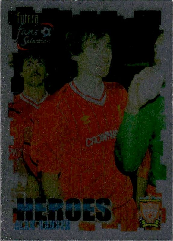 ALAN HANSEN 1999 Futera Soccer Heroes Card LIVERPOOL #63 PLAYERS EDITION CHROM FOIL