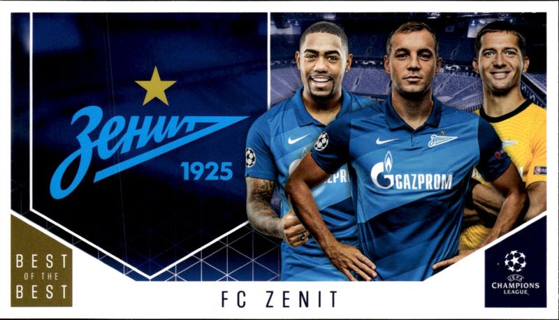 TOPPS Best of the Best Champions League 2020/21 #111 FC ZENIT Club Cards-