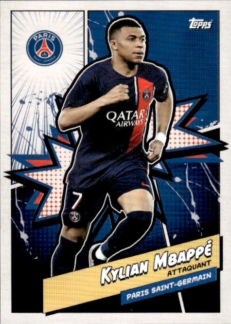 Hovedbilde 2023 Topps PSG Fan Set Heroes #PSGH6 Kylian ...