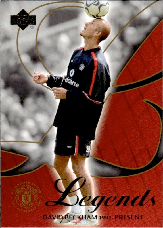2002 Upper Deck Manchester United Legends David Beckham #7 