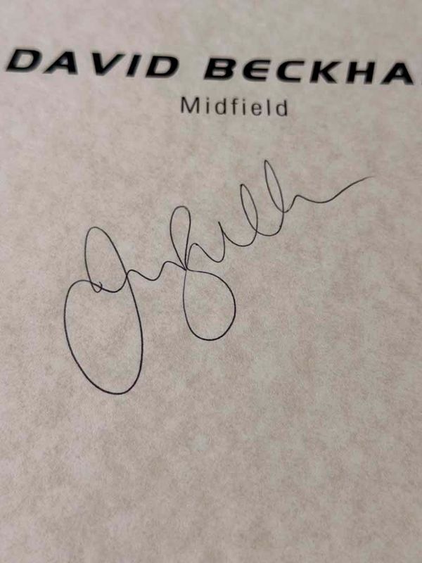 22 Carat Gold Leather Binders pair #64/99 AUTOGRAPHED Werry rare   