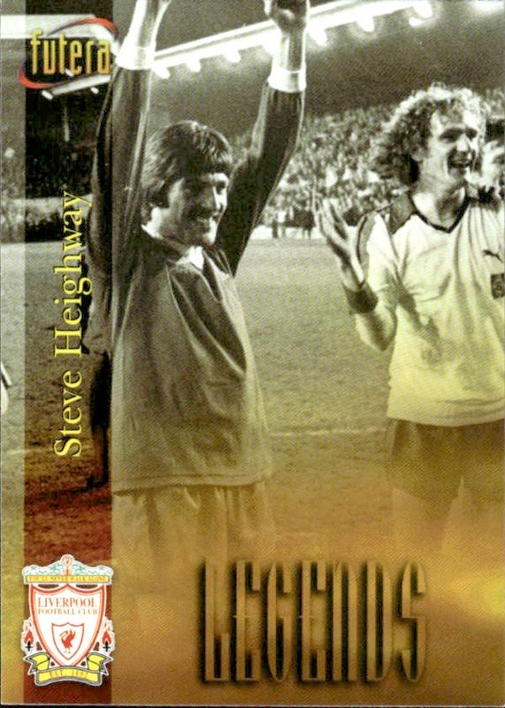 Steve Highway 1998 Futera Liverpool Legends #61 Football card