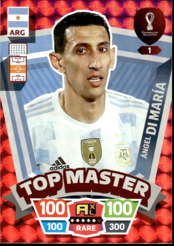 Panini fifa world cup qatar 2022 adrenalyn xl Top master #1 Di Maria