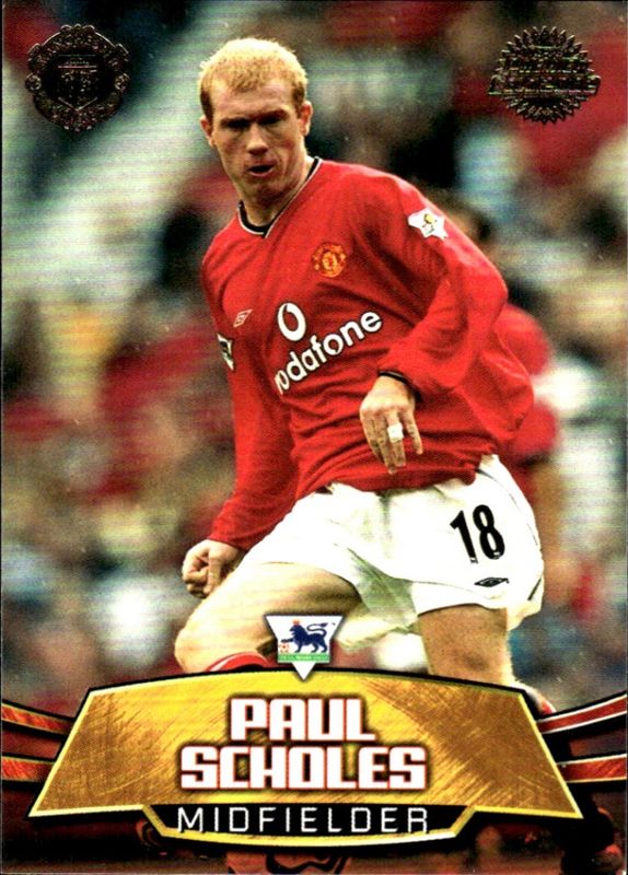 2001-02 Topps Premier Gold 2002 Paul Scholes #MU5