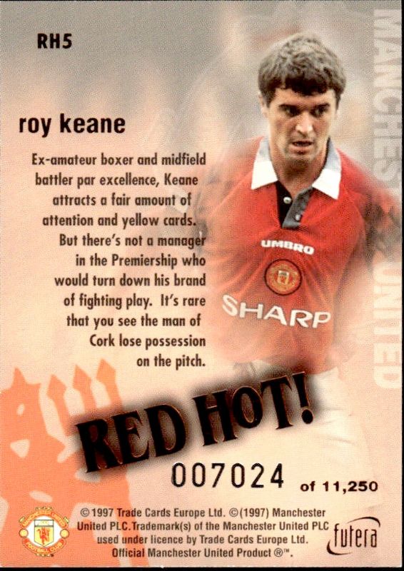 Roy Keane Red Hot 97 Bronze RH5 #7024/11250