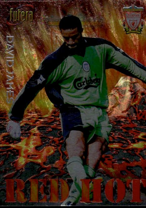 Hovedbilde David James Red Hot LIVERPOOL 98 RH4 #4520/8000