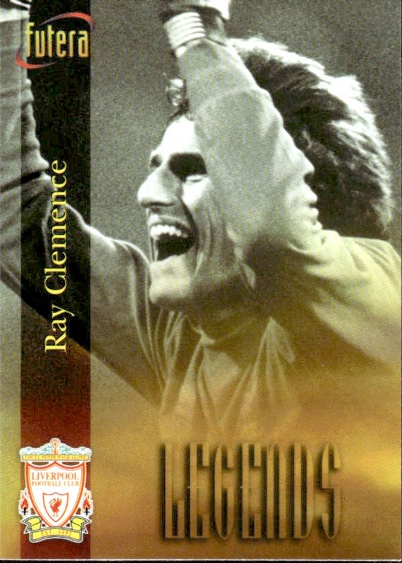 RAY CLEMENCE 1998 Futera Soccer Card LIVERPOOL #58 