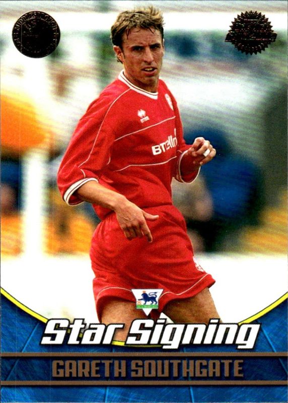 2001-02 Topps Premier Gold 2002 Star Signing Gareth Southgate #M2