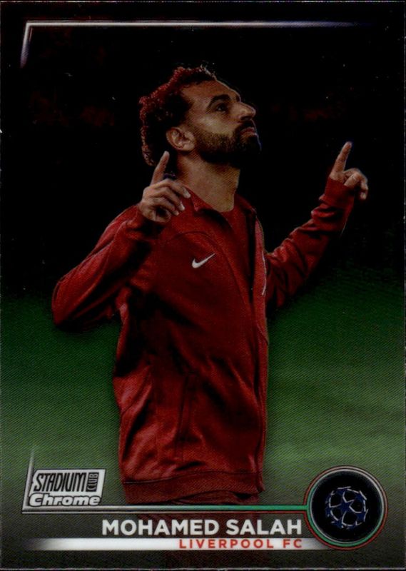2022-23 Topps Stadium Club Chrome UEFA Club Competitions Mohamed Salah #11