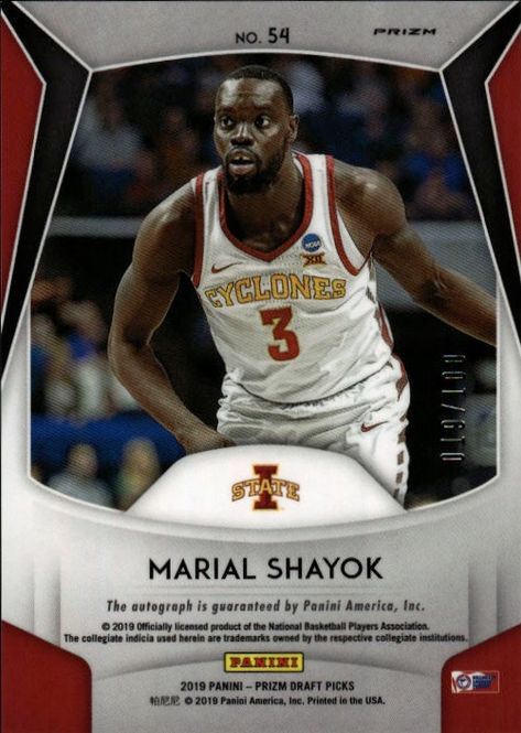 Main Image 2019 Panini Prizm Draft Picks Neon Green 19/100 ...