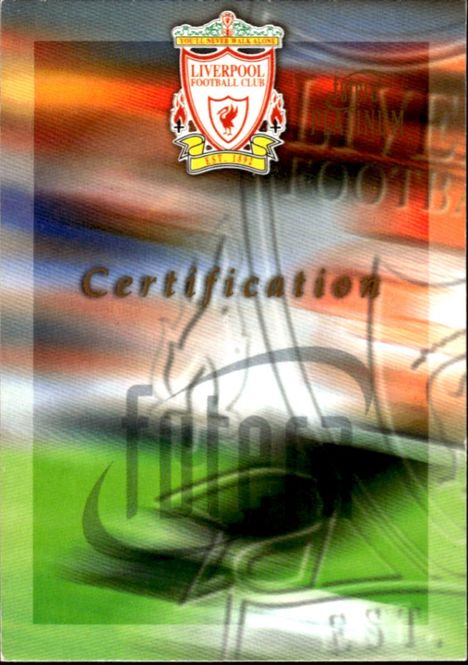 Hovedbilde STEVE MCMANAMAN LIVERPOOL FUTERA REDEMPTION SET ...