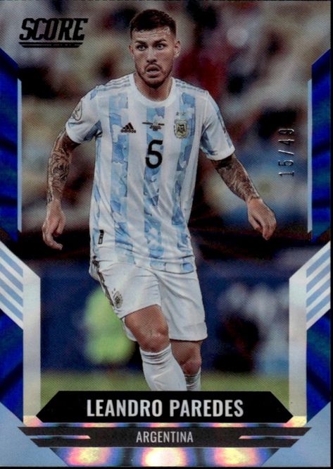 Main Image Leandro Paredes 2021-22 Score FIFA Blue Lava SN ...