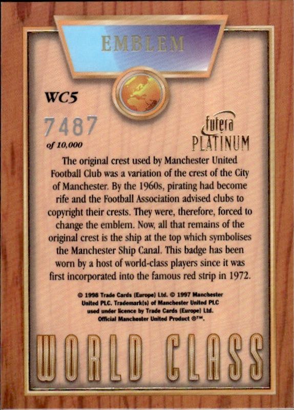 EMBLEM World Class 98 WC5 #7487/10000