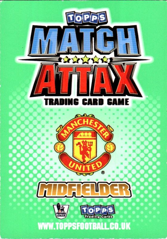 2010/2011 Topps Match Attax Common Card 210 Nani - Manchester United