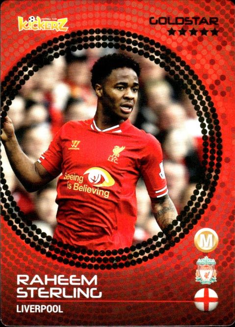 Main Image 2014-15 Kickerz Gold-Star Raheem Sterling