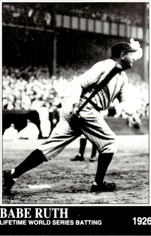 1992 Megacards The Babe Ruth Collection - Babe Ruth #4 New York Yankees