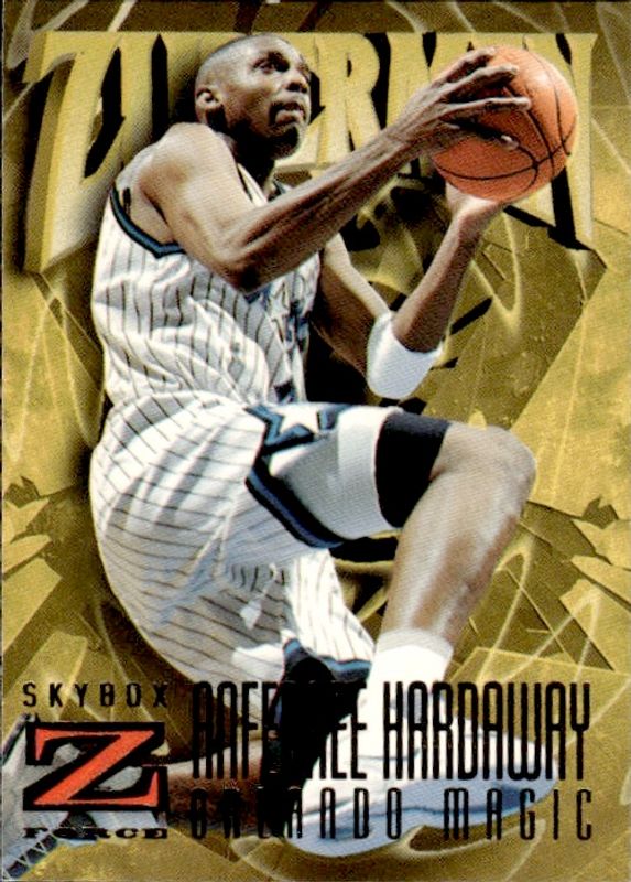 1996-97 SkyBox Z Force Anfernee Hardaway Zuperman #174 Orlando Magic
