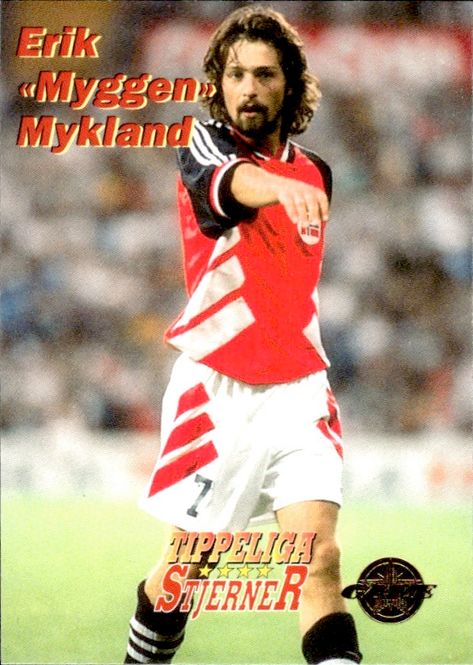 Main Image MYGGEN 1996 GAME Tippe Ligaen Fotballkort Erik ...