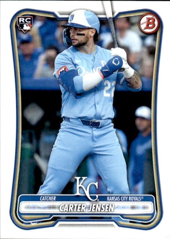 2026 Bowman #66 Carter Jensen RC Rookie Royals