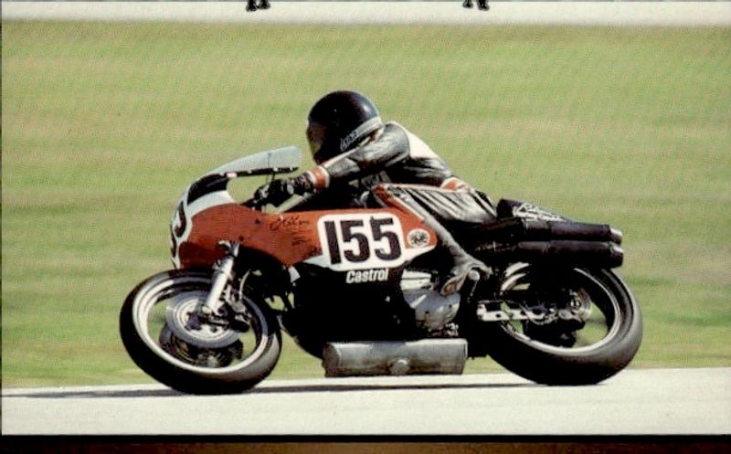 1992-93 Collect-A-Card Harley Davidson #184 Roger Reiman HOF AMA RoadRace Champ