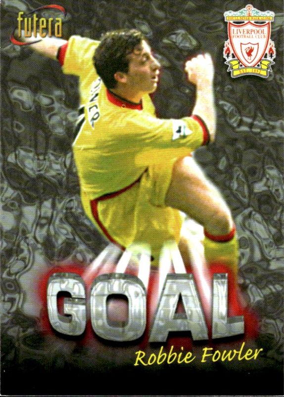1998 Futera Liverpool Goal Robbie Fowler #32 