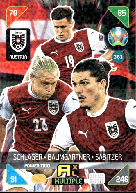 Hovedbilde PANINI ADRENALYN XL EURO 2020 - 2021 KICK OFF ...