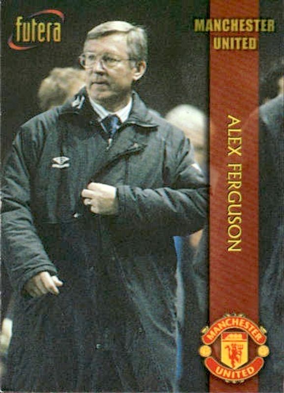 1998 Futera Manchester United Sir Alex Ferguson #30