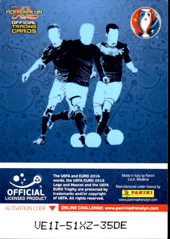 2016 Panini Adrenalyn XL UEFA Euro 2016 Official Mascot #10