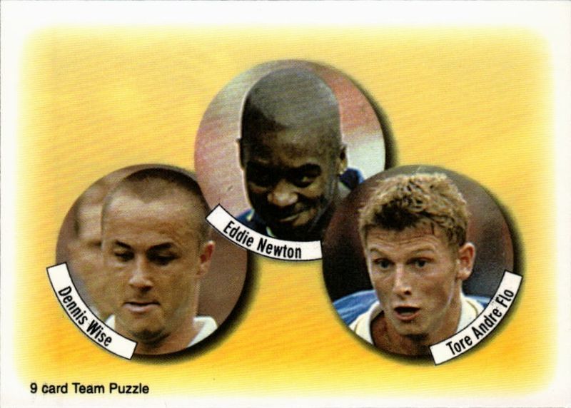 futera fans selection 1998 chelsea 9 card team puzzle