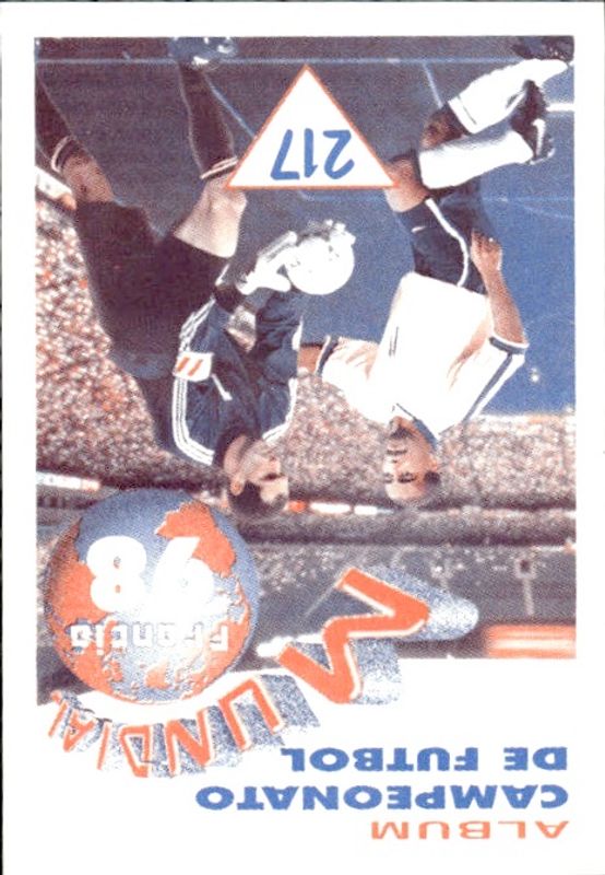 1998 Navarrete France World Cup FIFA Ax Cromo #217 JACOB LAURSEN Denmark Soccer