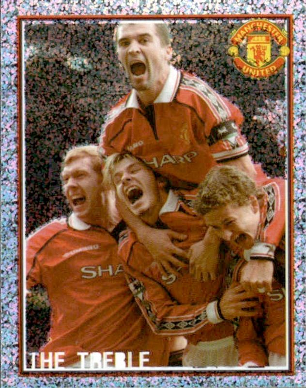 2006-07 Panini Sticker Collection Manchester United FC The Treble #178