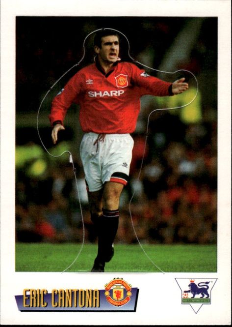 Hovedbilde Eric Cantona 95/95 Merlin Pemier League Card #s21 ...