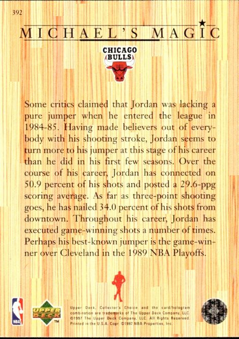 Main Image 1997 Upper Deck Collector's Choice Michael's ...