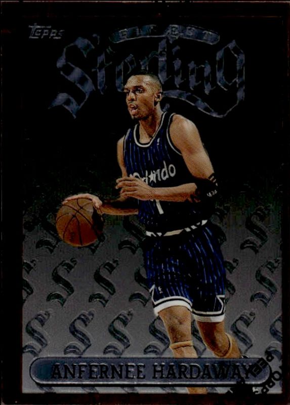 Anfernee Hardaway Finest Sterling 1996 #65 With Peel Protective Coating