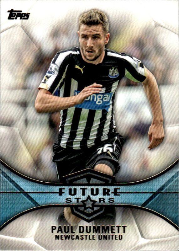 2014 Topps Premier Gold Future Stars Paul Dummett #FS-PD