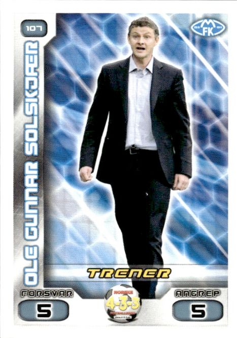 Main Image 2012 Norske 4-3-3 Fotballkort Ole Gunnar ...